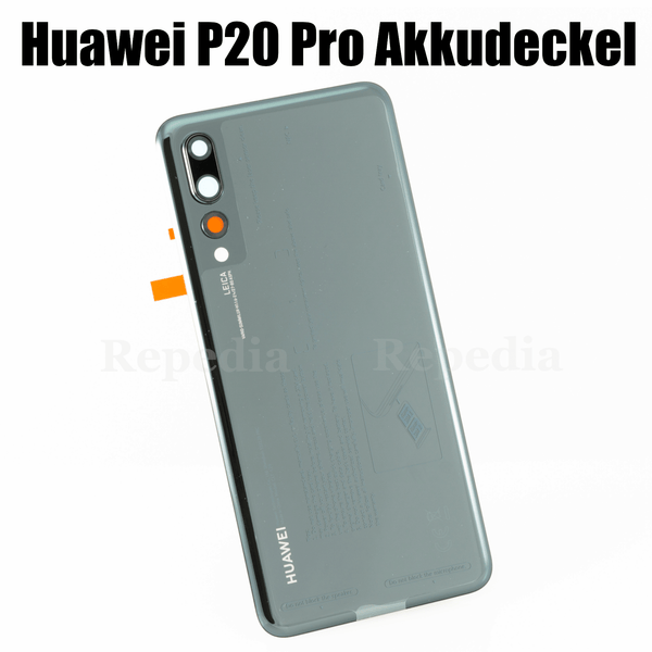 Huawei P20 Pro Dual Sim (CLT-L29) - Akkudeckel / Batterie Cover Schwarz