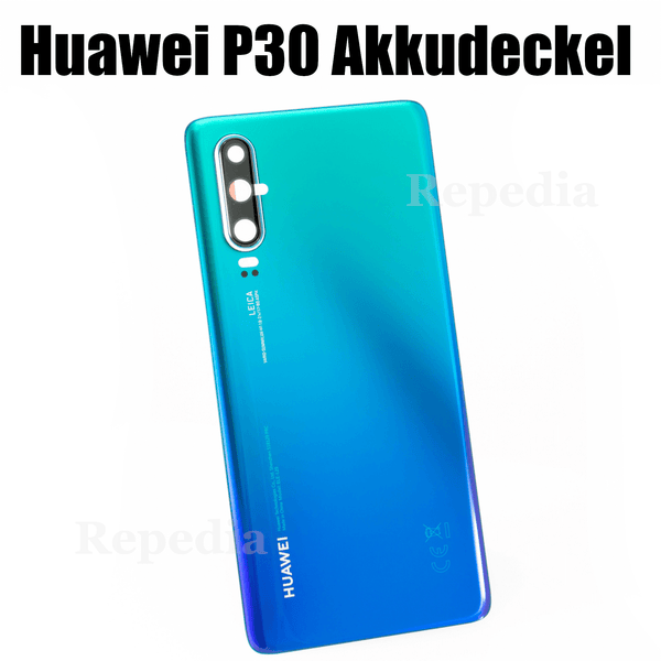 Huawei P30 Dual Sim (ELE-L29) - Akkudeckel / Batterie Cover Aurora