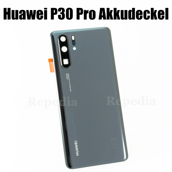 Huawei P30 Pro Dual Sim (VOG-L29) - Akkudeckel / Batterie Cover Schwarz