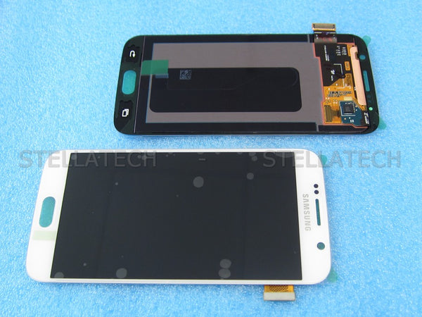 Samsung SM-G920F Galaxy S6 - Display LCD + Touchscreen Weiss
