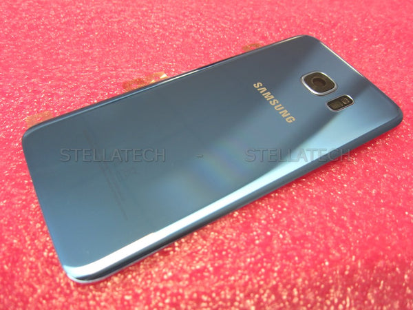 Samsung SM-G935F Galaxy S7 Edge - Akkudeckel / Batterie Cover Blau