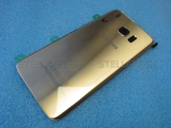 Samsung SM-G935F Galaxy S7 Edge - Akkudeckel / Batterie Cover Gold