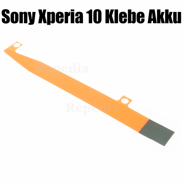 Sony Xperia 10 Dual (I4113) - Klebe-Folie + Zieh Lasche f. Akku/Batterie